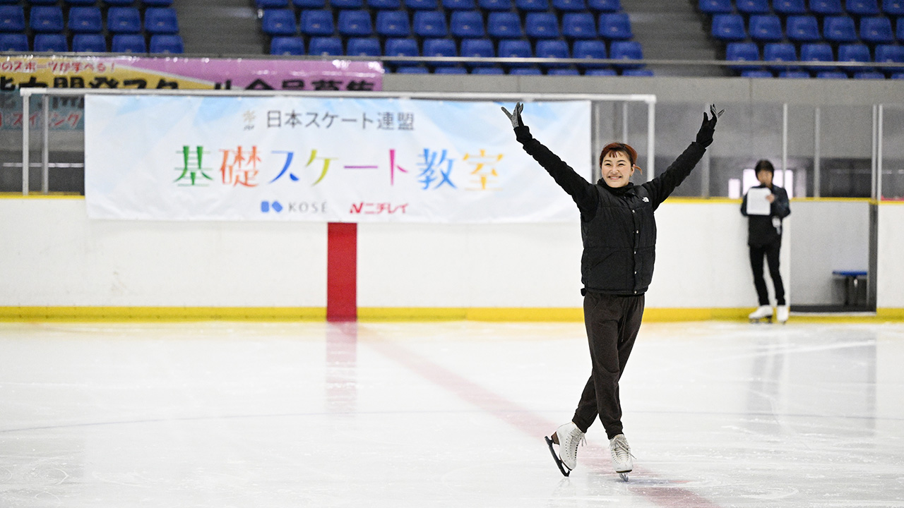 特別講師の村上佳菜子さん