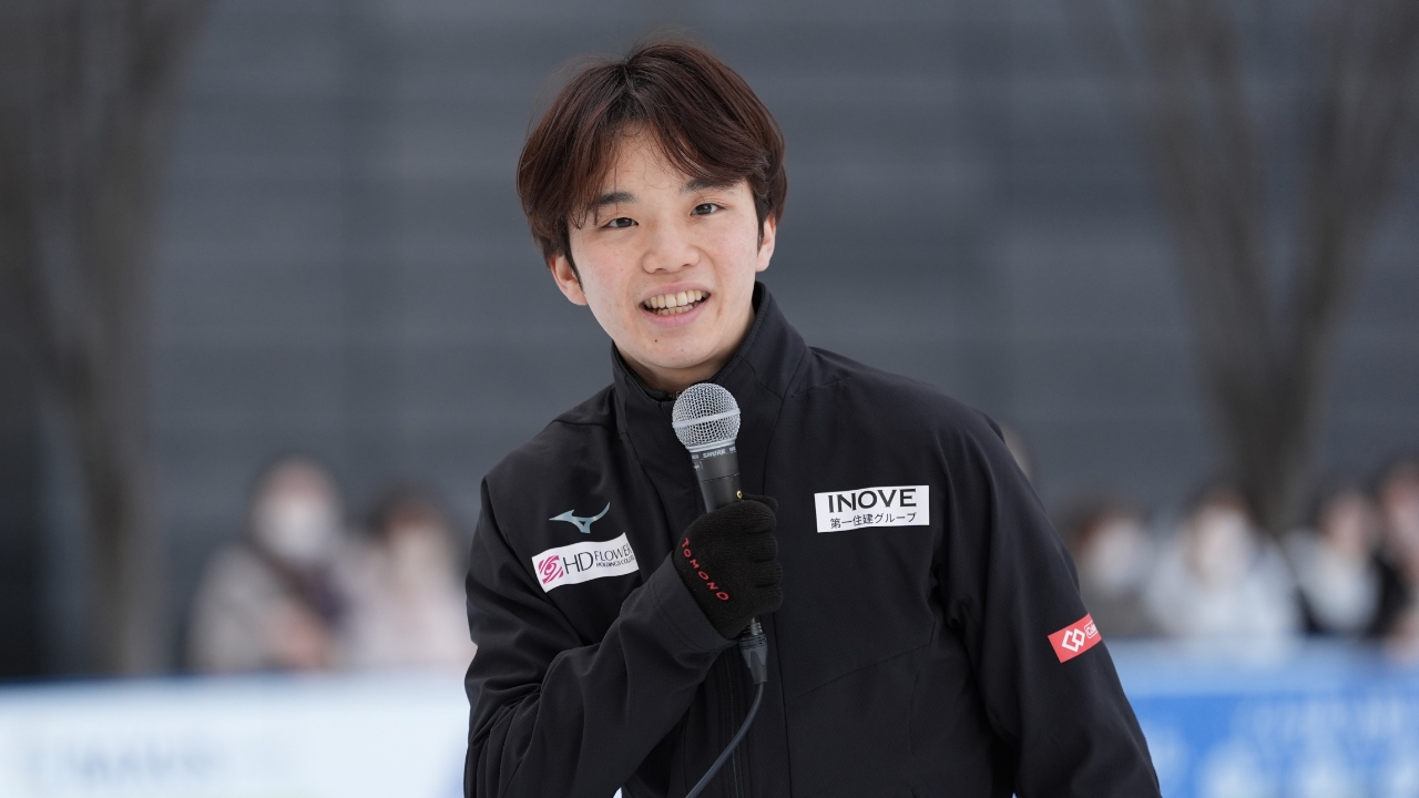 特別講師の友野一希さん